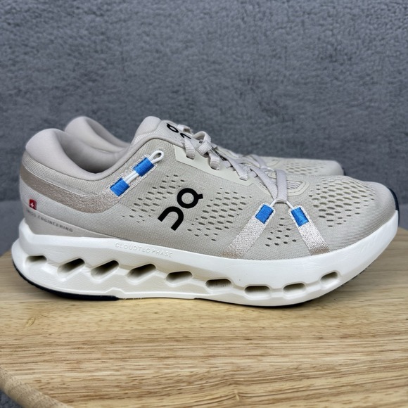 Once We Were Warriors Shoes - On Cloudsurfer 2 Womens 8.5 Pearl Ivory Road Running Shoes Cushion Stability Gym